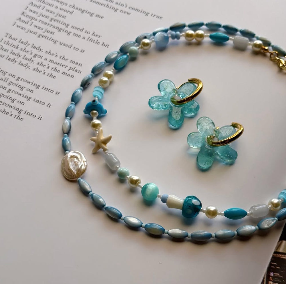 Collar Olas Turquesas
